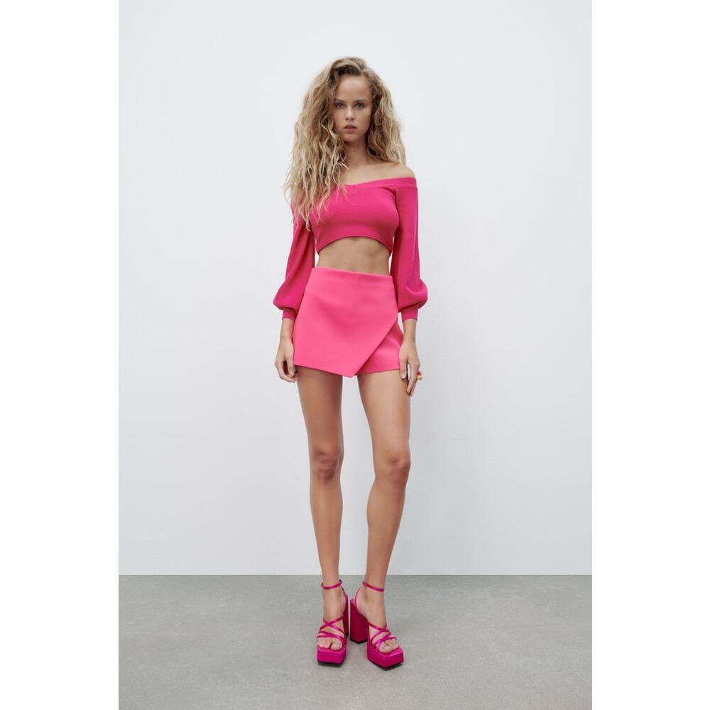 ASYMMETRIC SKORT - ZARA